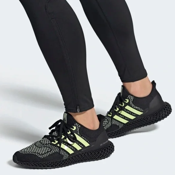 adidas Ultra 4D Black Almost Lime